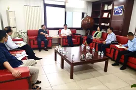 河南省科协党组书记王新会拜访中央驻豫媒体 交流服务国家创新高地建设工作图片