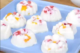 每个孩子都爱吃的，自制牛奶果冻，芙拉薇赫自制美食图片
