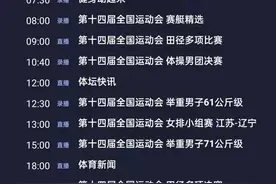 央视体育今日节目单：全运会女排小组赛(江苏-辽宁)，CCTV5直播图片