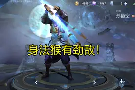 身法猴存在五位劲敌，超级兵痛打跳棍猴，他直接一套上墙不解释图片