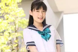 日本美女合野学生造型，十足吸睛图片