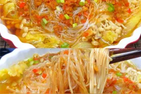 超下饭的秘制蒜蓉粉丝娃娃菜！一道菜解决一餐饭图片