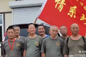 珍宝岛参战的原23军67师老兵庆"八一″图片