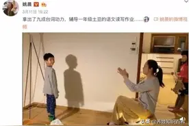 众明星辅导孩子作业也费心费力，教你学会用巧，父母不再鸡飞狗跳图片