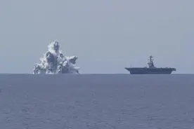 美国航母全舰冲击试验测试效能有限图片