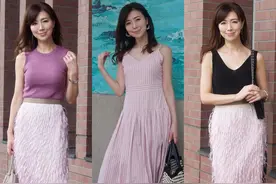 年纪大也别穿得太老气！学50岁博主的温柔甜美风穿搭，美似少女图片