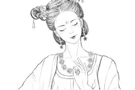 古风插画 | 一组古风小姐姐线稿~临摹学习很可呀！图片