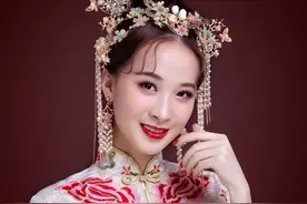 中式新娘发型这样做，华丽精致显气质图片