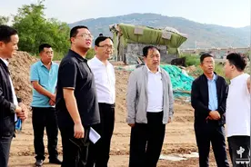 王龙强、杨喜春调研葫芦河秦安段水质保障及生态修复工程进展情况图片