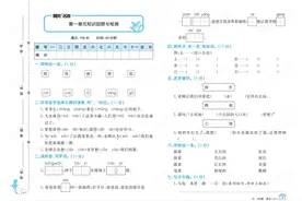 二年级语文+黄冈名卷（各单元试卷，附带答案）图片
