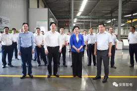 江苏省智能电网产业链专班调研安靠智电图片