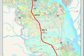 广州在建一条高速地铁，20分钟可到番禺，市民希望增加一个站图片