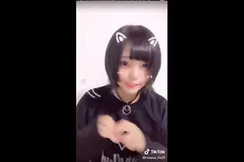 日本版抖音Tik Tok，日文版的学猫叫，感觉不输给中文版视频封面