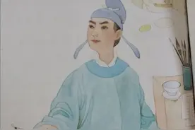王维买药结良缘：七买蝴蝶穿花飞，八买春闺一花蕾图片
