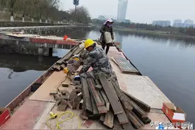 洋澜湖栈桥封闭改造，春节前完工图片