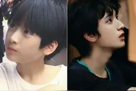 从小可爱长成大帅哥，时代少年团严浩翔才15岁也太好看了吧！图片