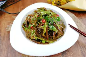 凉拌海带丝时，记住用这“1料”，香软无海腥味，好吃解腻特鲜美图片
