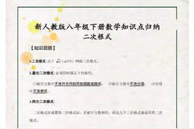 新人教版：八年级下册数学知识点归纳！核心考点全都有，建议收藏图片