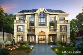 别说看不到高级乡墅了，这套500平法式豪宅，也不过百万造价图片