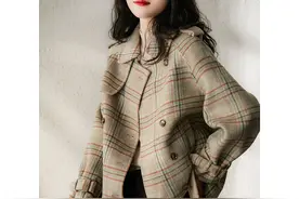 个矮别傻傻穿长装，太压个！轻奢短外套+高腰裤，气质苗条又高挑图片