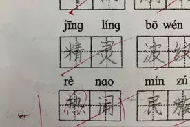 热闹的“热”咋错了？家长不解，老师：看仔细图片