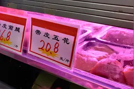 猪肉重回亲民价！郑州猪肉售价每斤已至20元以下图片