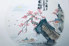 一人独钓一江秋图片