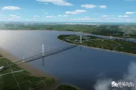2300米悬索桥的“硬核”设计方案——张皋过江通道主航道桥图片