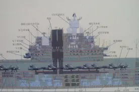 福建舰的三层舰岛都是干啥的？前部从上到下航空、航海、司令舰桥图片