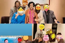 天后郑秀文晒全家福，发文悼念父亲去世一周年，不见老公许志安？图片