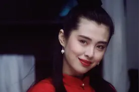 她是最美潘金莲扮演者，新电影中搭档多位巨星，疑似整容无人敢认图片