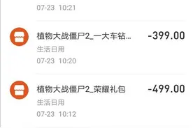 渭南一11岁男娃玩植物大战僵尸游戏，花父母5800余元图片