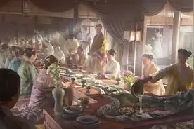 李子柒新视频里请客吃饭，孩子都看呆了！网友：这排面绝了图片