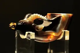 镶金兽玛瑙杯：我国永久禁止出境展览的文物，竟是个“三无”产品图片