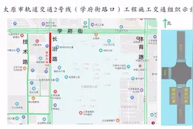 太原：地铁2号线长治路（学府街——太原海关东门）5月26日起交通管制图片