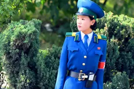 从朝鲜女交警的大帽子，看朝鲜人“无处不设计”的“生活之美”图片