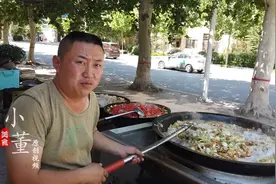 河南老家地道的大烩菜，9块管饱，网友们称“喂猪菜”，真香呀图片