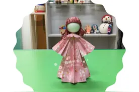 创意纸艺手工——纸艺娃娃作品图片
