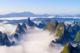 不输桂林的风光 钟山百里水墨画廊 现在计划去还来得及！图片