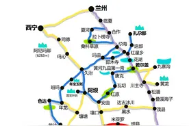 甘南自驾游，最经典的4条线路，成都到兰州最佳线路规划图片