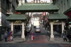 美国唐人街的历史图片