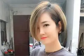 看惯了长发美女，在广东这种短发的小姐姐，就显得更清新图片