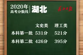 刚刚！湖北2020年高招各批次录取线公布图片