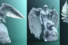 「绘画参考」 ​​​​超给力的翅膀模型动态造型（干货）图片