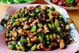 毛豆开胃新吃法，孩子超爱吃，营养美味的家常小炒，超下饭图片
