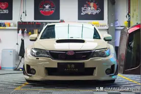 STi你或许见过但沙漠黄色斯巴鲁翼豹STi你见过吗今天就让你开开眼图片