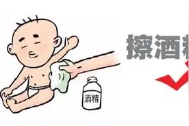 小孩发烧时擦酒精或捂汗，这样做对吗？图片