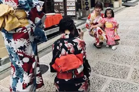 东瀛履痕之二：清水寺的和服秀图片