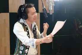 贵州词作家作词 苗族歌王蝶当久演唱——  助力“两线”作战图片