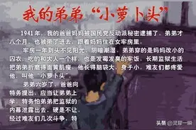 《我的弟弟小萝卜头》最小的烈士被杀时年仅九岁，凶手为何被原谅图片